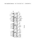 LAMINATED STRUCTURE, DISPLAY DEVICE AND DISPLAY UNIT EMPLOYING SAME diagram and image