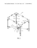 FOLDABLE ENCLOSURE APPARATUS FOR A BABY BED diagram and image