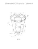 CUP WITH PULL-THROUGH SLEEVE diagram and image