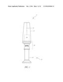 DEVICE FOR SIMULTANEOUS CONSUMPTION OF A FLUID AND A FROZEN SUBSTANCE diagram and image