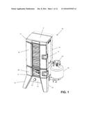 GAS-FIRED SMOKER WITH DIGITAL TEMPERATURE CONTROL diagram and image