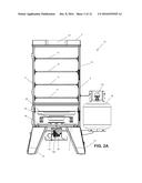 GAS-FIRED SMOKER WITH DIGITAL TEMPERATURE CONTROL diagram and image