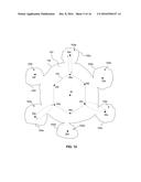 Multi-well solution mining exploitation of an evaporite mineral stratum diagram and image