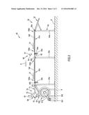 METHOD AND APPARATUS FOR DEPOSITING A PIECE OF BAND-LIKE ELASTOMERIC     ELEMENT ON A FORMING SUPPORT IN A PROCESS FOR BUILDING A TYRE FOR VEHICLE     WHEELS diagram and image