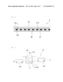 ELECTRONIC COMPONENT CONVEYANCE DEVICE AND METHOD OF MANUFACTURING TAPING     ELECTRONIC COMPONENT ARRAY diagram and image