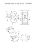 VORTEX EFFECT PRODUCTION DEVICE AND METHOD OF IMPROVED TRANSPORT OF     MATERIALS THROUGH A TUBE, PIPE, AND/OR CYLINDER STRUCTURE diagram and image