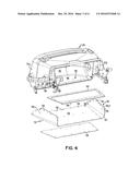 REEL MOWER WITH REEL CUTTING UNITS HAVING GRASS COLLECTING BASKETS WITH     DEFLECTABLE BOTTOM PORTIONS RESPONSIVE TO MOVEMENT OF THE CUTTING UNITS diagram and image