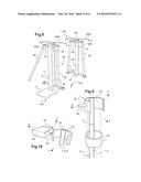 PORTAGE SYSTEM FOR FISHING RODS, SPIKES AND ACCESSORIES diagram and image