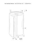 APPARATUS FOR PROTECTING AND DISPENSING PAPER PRODUCTS diagram and image