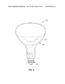 Single-Emitter Lighting Device that Outputs a Minimum Amount of Power to     Produce Integrated Radiance Values Sufficient for Deactivating Pathogens diagram and image