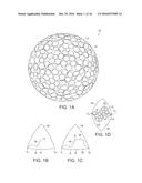 DIMPLE PATTERNS FOR GOLF BALLS diagram and image