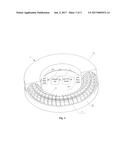 HEATING DEVICE FOR ANNULAR COMPONENT AND ANNULAR CAVITY THEREOF diagram and image