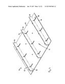 Corrugated skid diagram and image