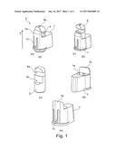 CONNECTION DEVICE FOR CONNECTING TWO PROSTHESIS PARTS, AND KIT WITH ONE     SUCH CONNECTION DEVICE AND TWO PROSTHESIS PARTS diagram and image