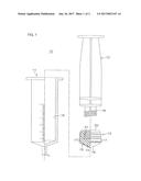MEDICAL SYRINGE, GASKET FOR USE IN THE SYRINGE, AND GASKET PRODUCTION     METHOD diagram and image