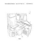 SLIDING AND PIVOTING TRAY TABLE diagram and image