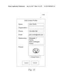 TECHNIQUES FOR DISPLAYING AN ANIMATED CALLING CARD diagram and image