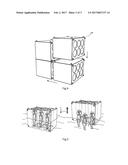 MODULE FOR STORING AND TRANSPORTING LIVE SEA PRODUCTS, IN PARTICULAR     LOBSTERS, AND DEVICE INCLUDING AT LEAST ONE SUCH MODULE diagram and image