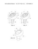 BUTT-END DEVICE OR KNOB FOR A SPORTS IMPLEMENT diagram and image