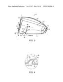 GOLF CLUB HEAD WITH STIFFENING MEMBER diagram and image