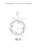 BICYCLE SPROCKET, BICYCLE REAR SPROCKET, AND BICYCLE MULTIPLE SPROCKET     ASSEMBLY diagram and image