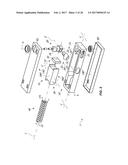 Low-bulkiness hydraulic hinge diagram and image