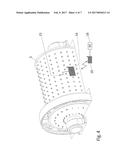 A METHOD AND AN ARRANGEMENT FOR DETERMINING A DEGREE OF FULLNESS OF A     LARGE GRINDING MILL DRUM, AND A LARGE GRINDING MILL DRUM diagram and image