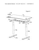 Height-Adjustable Support Surface and System for Encouraging Human     Movement and Promoting Wellness diagram and image