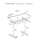 Height-Adjustable Support Surface and System for Encouraging Human     Movement and Promoting Wellness diagram and image