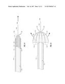 MICROWAVE ANTENNA PROBE HAVING A DEPLOYABLE GROUND PLANE diagram and image