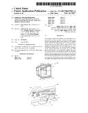 VEHICLES AND METHODS FOR MAGNETICALLY MANAGING LEGS OF RAIL-BASED     PHOTOVOLTAIC MODULES DURING INSTALLATION diagram and image