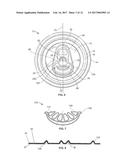 CAN END TEAR PANEL WITH DECORATIVE RELIEF FEATURES diagram and image