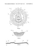 CAN END TEAR PANEL WITH DECORATIVE RELIEF FEATURES diagram and image