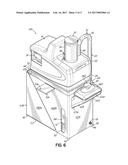 PEDESTAL FOR SUPPORTING AN ADHESIVE MELTER AND RELATED SYSTEMS AND METHODS diagram and image