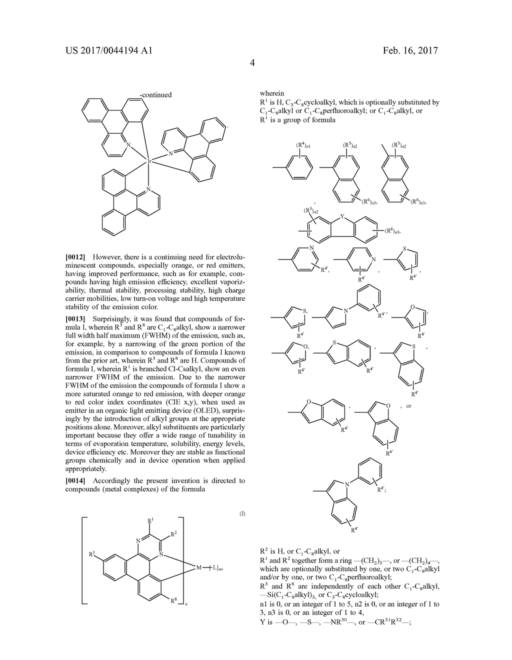 Metal Complexes with Dibenzo[f,h]quinoxalines - diagram, schematic, and image 06