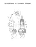 PORTABLE COORDINATE MEASUREMENT MACHINE HAVING A HANDLE THAT INCLUDES     ELECTRONICS diagram and image