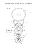 MECHANICAL TIMEPIECE MOVEMENT PROVIDED WITH A FEEDBACK SYSTEM FOR THE     MOVEMENT diagram and image