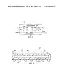 Conductive Through-Polymer Vias for Capacitative Structures Integrated     with Packaged Semiconductor Chips diagram and image