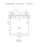 TRANSISTOR STRUCTURES HAVING REDUCED ELECTRICAL FIELD AT THE GATE OXIDE     AND METHODS FOR MAKING SAME diagram and image