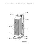 Mobile Computer Cabinet with Integrated Cooling and UPS Power Assembly     with Control System diagram and image