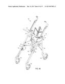 Lightweight Collapsible Stroller diagram and image