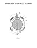 GYROSCOPIC ACTUATOR WITH DOUBLE GIMBAL GUIDANCE, SUSPENSION ELEMENT AND     END-STOP ELEMENT diagram and image