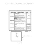 DEVICE, METHOD, AND GRAPHICAL USER INTERFACE FOR NAVIGATING THROUGH A USER     INTERFACE USING A DYNAMIC OBJECT SELECTION INDICATOR diagram and image