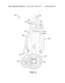 STROLLER WITH WHEEL SWIVEL MECHANISM diagram and image