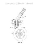 STROLLER WITH WHEEL SWIVEL MECHANISM diagram and image