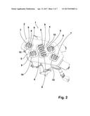 ROLLER CUTTER ARRANGEMENT AND CUTTING WHEEL EQUIPPED WITH SAID ROLLER     CUTTER ARRANGEMENT diagram and image