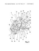 ROLLER CUTTER ARRANGEMENT AND CUTTING WHEEL EQUIPPED WITH SAID ROLLER     CUTTER ARRANGEMENT diagram and image