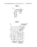 MANUFACTURING METHOD AND MANUFACTURING DEVICE FOR HOLLOW PART WITH     BRANCHING PORTION diagram and image