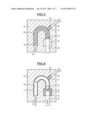 MANUFACTURING METHOD AND MANUFACTURING DEVICE FOR HOLLOW PART WITH     BRANCHING PORTION diagram and image