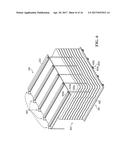 METHOD FOR TRANSPORTING MATTRESSES AND SHIPPING CONTAINER HOLDING AN     ASSEMBLY OF STACKED MATTRESSES diagram and image